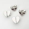 thumbnail image 4 of GBAYXJ (Silver) Heart Shaped Curtain Silver Heart Curtain Clips Nail Detachable Window Curtains Light Close Buckle Living Room Curtain Magnet Clips, 4 of 9