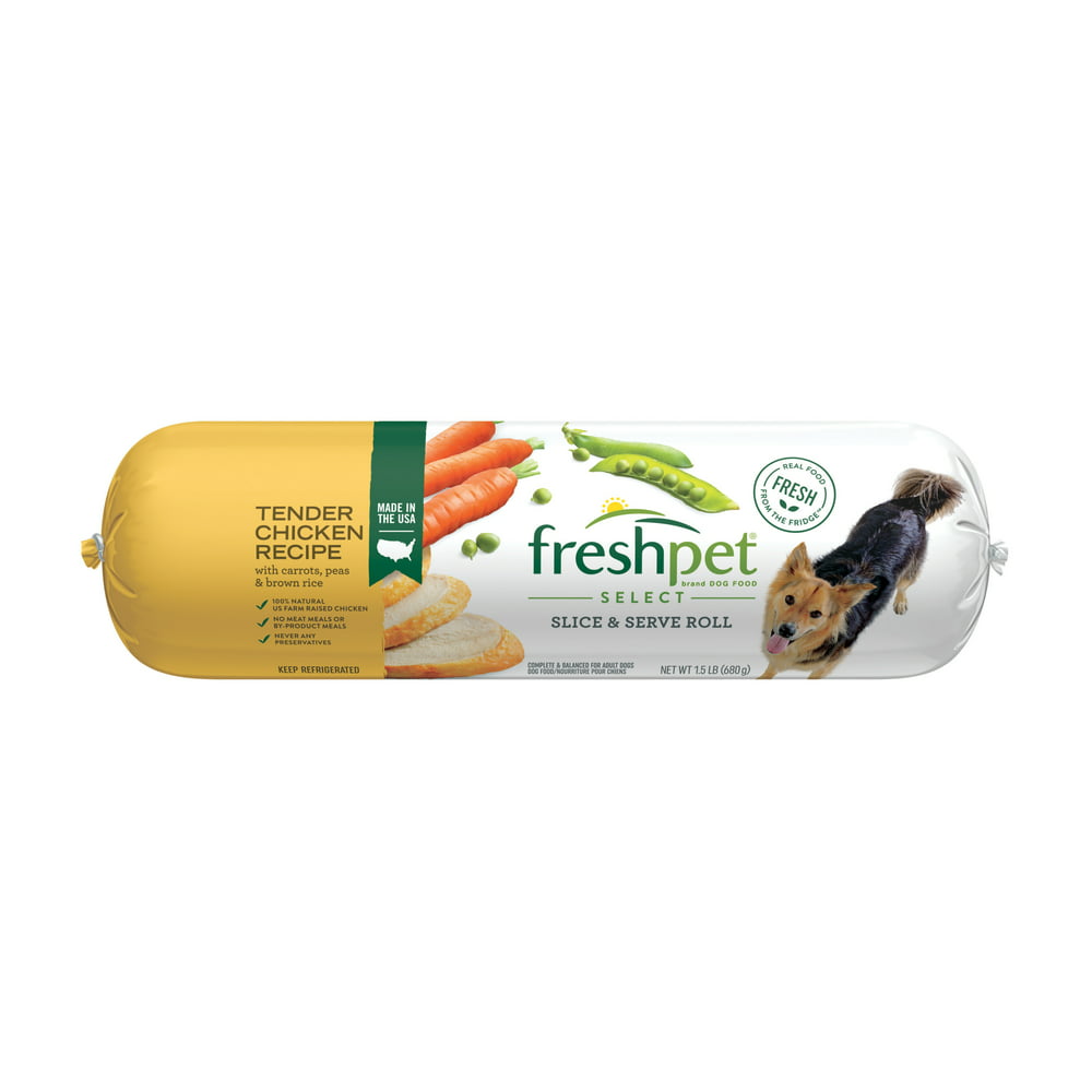 Freshpet Healthy & Natural Dog Food, Fresh Chicken Roll, 1
