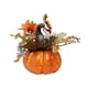 thumbnail image 5 of Flores de calabaza artificiales, centro de mesa de calabaza de otoño, adorno de arreglo floral artificial, decoración de Acción de Gracias para la dec melón verde, 5 of 8