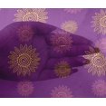 thumbnail image 4 of oneOone Viscose Chiffon Fabric Spiral & Floral Block Printed Craft Fabric BTY 42 Inch Wide, 4 of 4