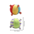thumbnail image 3 of Rewenti Baby Rattle Colorful Soft Sensory toys with Infant Grasping Activity toy for Time Crawling Fine Motor Development Newborn Gift for, 3 of 6