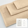 thumbnail image 4 of Great Bay Home Quick Dry Loop Textured 6-Piece Towel Set, Taupe, 4 of 6