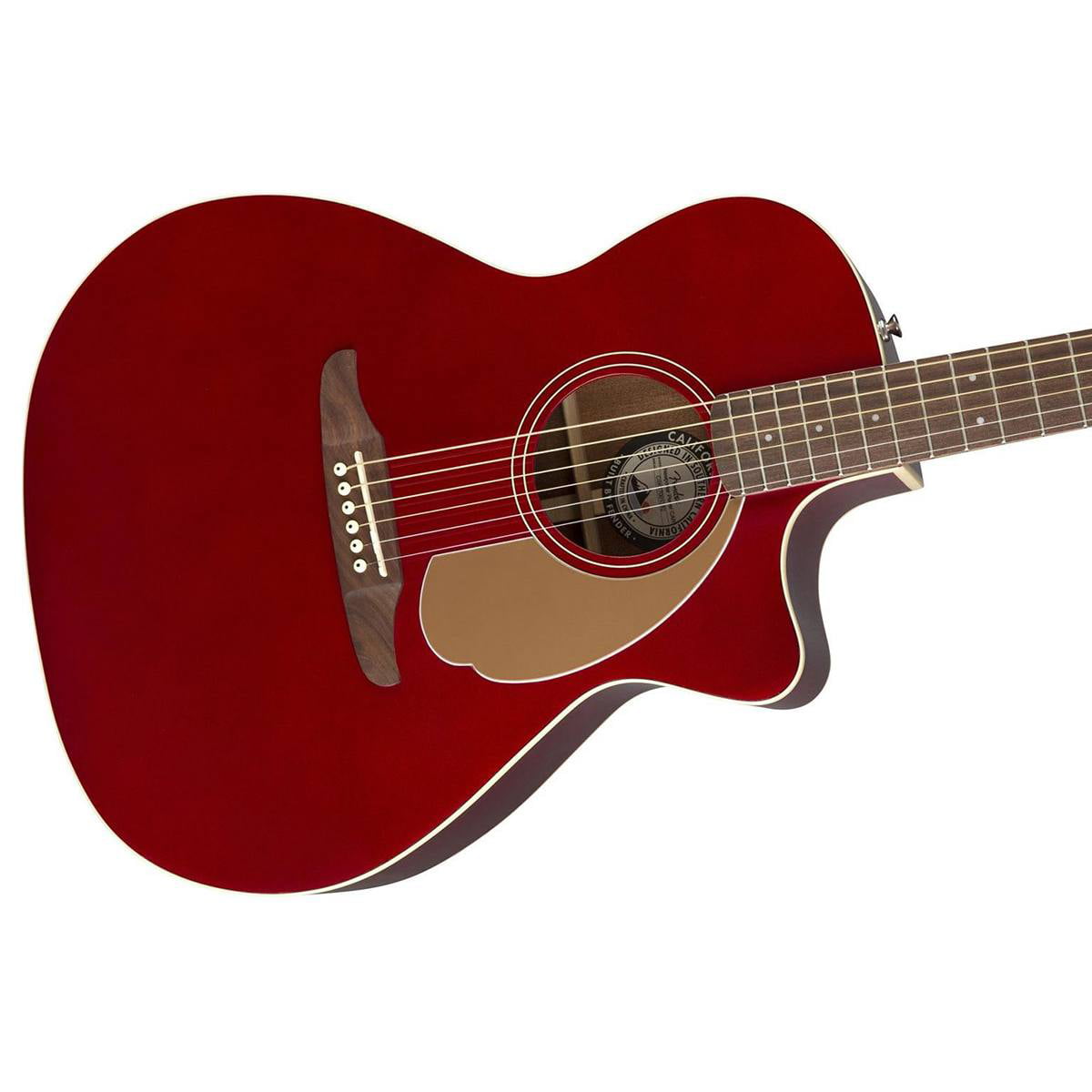 Fender Newporter Acoustic-Electric (Candy Apple Red) Walmart.com