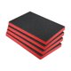 thumbnail image 5 of 4 piezas de espuma para cajas de herramientas, insertos antideslizantes recortables para herramientas. 56 cm x 46 cm x 38 cm, 5 of 8