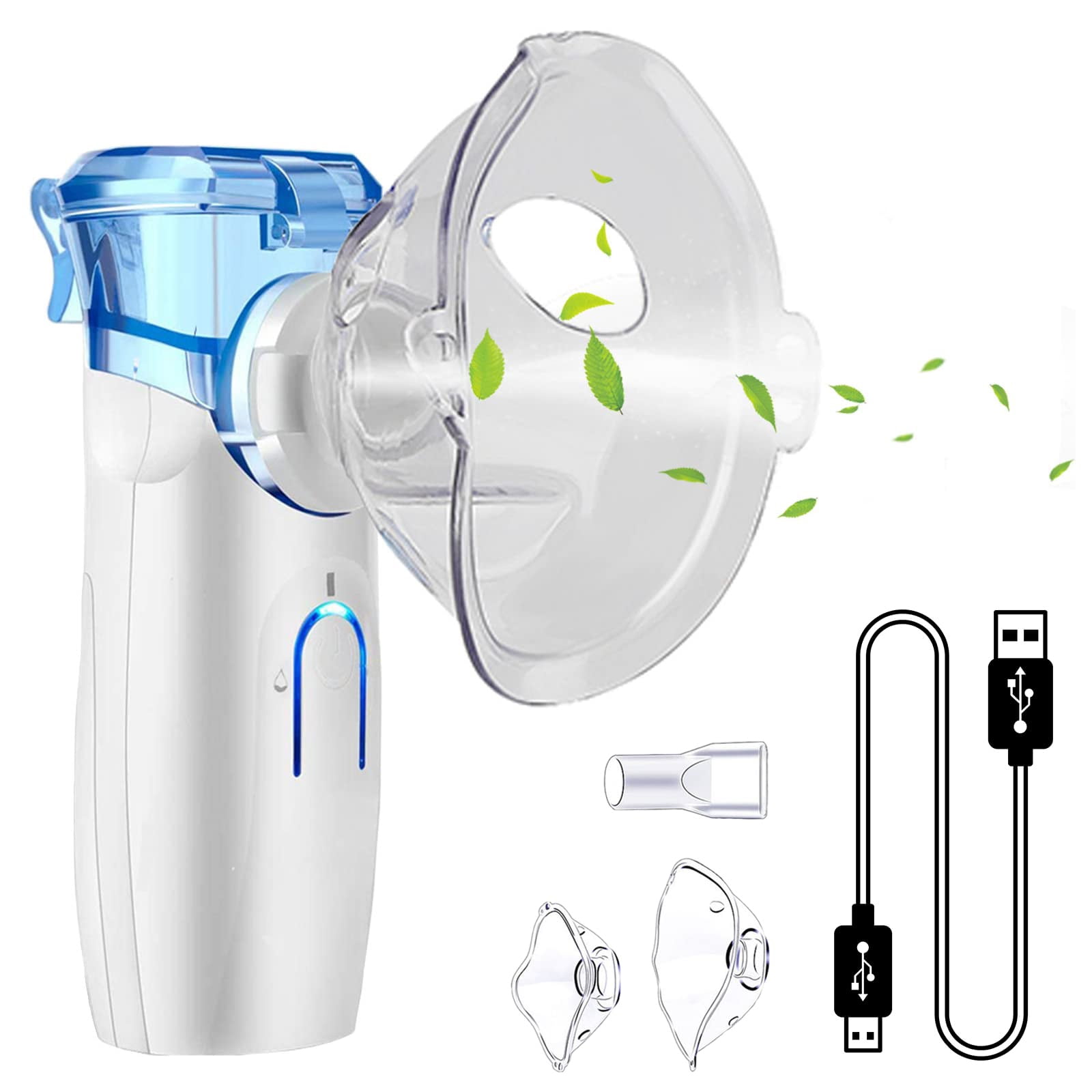 Steam Nebulizador Machine Portable Atomize Cool Mist Kit Asthma Inhaler