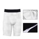 thumbnail image 1 of Hombres Baloncesto Correr Leggings Compresión Fitness Gimnasio Pantalones Pantalones cortos deportivos (blanco M), 1 of 8