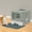 Gray, variant on Dextrus Large Enclosed Cat Litter Box with Lid Drawer Type Easy to Clean,with Cushion&Litter Scoop,Gray