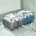 thumbnail image 5 of Home Textile Storage Durable Mesh Laundry Hamper Bag for Laundry Room Bathroom Kids Room College Dorm or Travel—Sturdy Breathable Organizer for -Free Sorting, 5 of 5