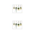 thumbnail image 3 of Thinsony 2/3/5 Plant Window Sticker Exquisite PVC Indoor Room Decoration Self-adhesive Dual-sided Bonsai Glass Decal Scene Layout Accessory 2PCS, 3 of 6