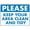 Warning Sign 3, variant on Please Keep Door Closed at All Times Warning Sign - 8"x12" Aluminum Notice Sign, for Property Fence Yard Home Outdoor