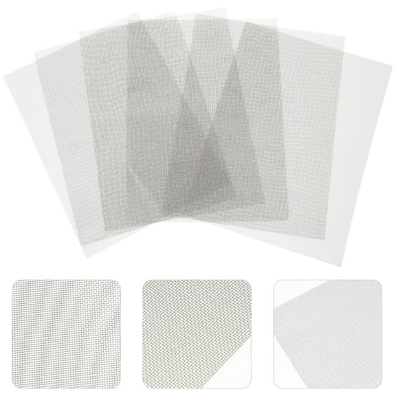 6 Pcs Repair Net Mesh Hardware Cloth Aluminum Silver