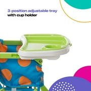 Cosco Kids Simple Fold Deluxe High Chair with 3-Position Tray, Monster Syd