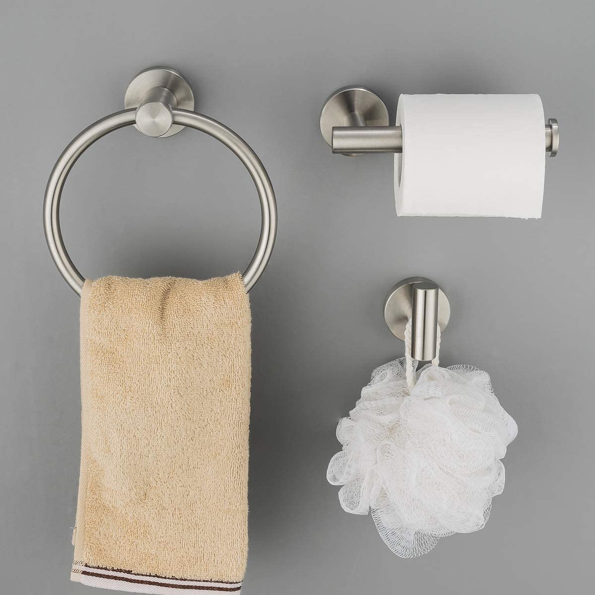 Buy GAPPO 3 Piece Bathroom Hardware Accessories Set Brushed Gold SUS