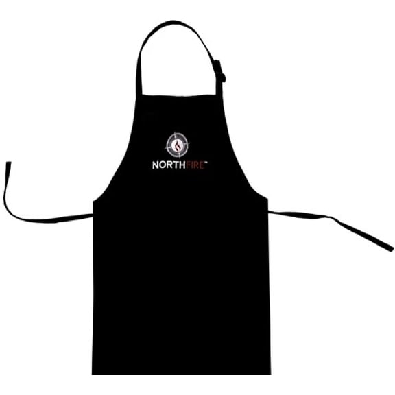 The Hamptons Collection 50” Black Heavy Duty 100% Cotton Northfire Cooking Apron