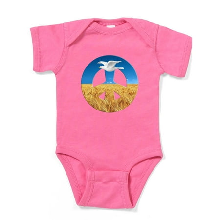 

CafePress - Peace In Ukraine - Cute Infant Bodysuit Baby Romper