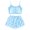 d-Light Blue, variant on Swanpen Halloween Pajamas Women Silk 2 Piece Cami Top Shorts Set Skeleton Print Sleeveless Sleepwear Loungewear Halloween Gifts