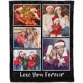 thumbnail image 6 of Customized Blankets Personalized Blanket Using Your Own Pictures with Text, Christmas Birthday Wedding Memorial for Kids Teens Adult Family Friends Pets, 6 of 6