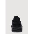thumbnail image 3 of Women's Solid Textured Knit Lace Up Low Top Sneakers, 3 of 3