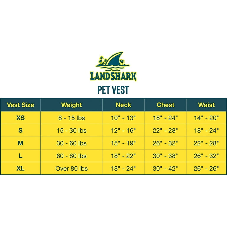 Landshark dog best sale vest