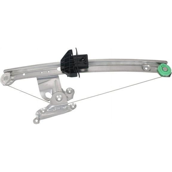 Window Regulator Compatible For 2000-2002 Jaguar S-Type Rear, Left Driver Power