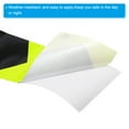 thumbnail image 4 of Unique Bargains Ruban Réfléchissant Ruban de Sécurité Imperméable de 8 Pi x 10 Pi, Jaune Fluo Noir, 4 of 6