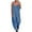 Blue, variant on Jumpsuit for Women ,Ladies Dungarees Loose Casual Summer Rompers Sleeveless Wide Leg Overalls Women Jumpsuits & Playsuits with Pockets Plus Size 22