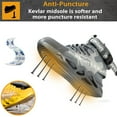 thumbnail image 4 of Sogetch Steel Toe Boots for Men Women Lightweight Work Boots Industrial Construction Safety Shoes, 4 of 8