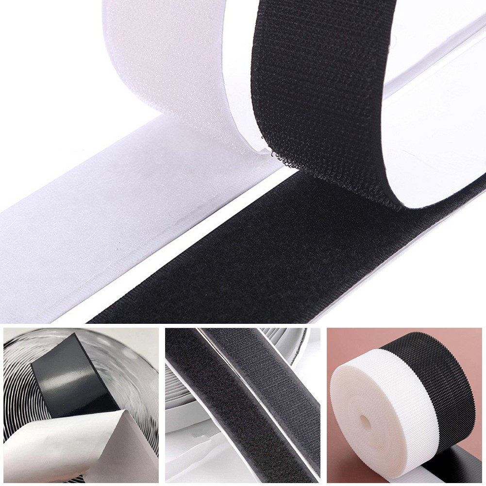 1M/Pairs Strong Selfadhesive Hook And Loop Fastener Tape Nylon Sticker ...