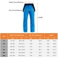 Winter Skiing Pants Waterproof Snow Hiking Trousers Thick Warm Winter