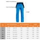 thumbnail image 3 of Pantalones de esquí de invierno Pantalones impermeables para senderismo en la nieve Pantalones grues Abanopi Pantalones de esquí, 3 of 7