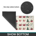 thumbnail image 6 of Beige Christmas Santa and Train Pattern Kitchen Rugs Sets Of 2,Anti Fatigue Kitchen Mat Rugs Non Slip Washable,Decorative Kitchen Floor Mats for Kitchen,Sink,Laundry,17"x30"+17"x47", 6 of 7