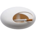 thumbnail image 2 of SHAR Ashtray Pebble Red melamine, 2 of 5
