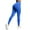 Sky Blue, variant on Kovlvoll Womens Leggings Stretch Seamless Solid Color Butt Lifting High Waist Sports Running Fitness Yoga Pants