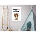 thumbnail image 3 of Awkward Styles Snuggle Up Little One Kids Nursery Room Wall Art Bear Poster Artwork Unframed Poster for Home Cute Quotes Bear Poster Unframed Poster Nursery Room Quotes Baby Room Animal Decor, 3 of 3