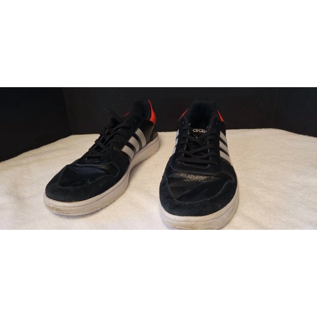 Ad-id-as Hoops 2.0 EE7800 Casual Athletic Sneakers Shoes Men's Size 10 Black Red