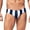 Navy, variant on Jamicy Bathing Suit for Men Gift for Men Men's Swimwear Striped Swim Briefs Low Rise Color Block Swim Trunks Swimsuit Bathing Suits