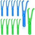 thumbnail image 1 of Dental Floss Holder Y Shape Plastic Dental Floss Rack Reusable Floss Pick Holder Teeth Cleaning Care Tool without Dental Floss for Home Travel Oral Cleaning 10Pcs, 1 of 9