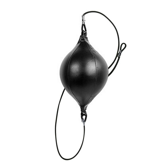 Boxing Ball PU Leather Punching Exercise Speedball Boxing boxing training Training Hanging Ball Kids Adults Fitness Tool, Black