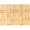 thumbnail image 1 of Ahgly Company Indoor Rectangle Solid Orange Modern Area Rugs, 2' x 3', 1 of 4