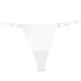thumbnail image 2 of HUPOM Underwear Men Boxer Briefs Panties For Girls High Waist Leisure Tie Drop Waist White M, 2 of 5