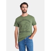 Disney Winnie the Pooh Men's and Big Men's Graphic Tee with Short Sleeves, Sizes S-3XL