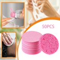 thumbnail image 6 of 50 Pieces Face Cleansing Pads Compressed Facial Sponges Gentle Wood Pulp Cotton for Women Girls Skincare Travel, 6 of 9