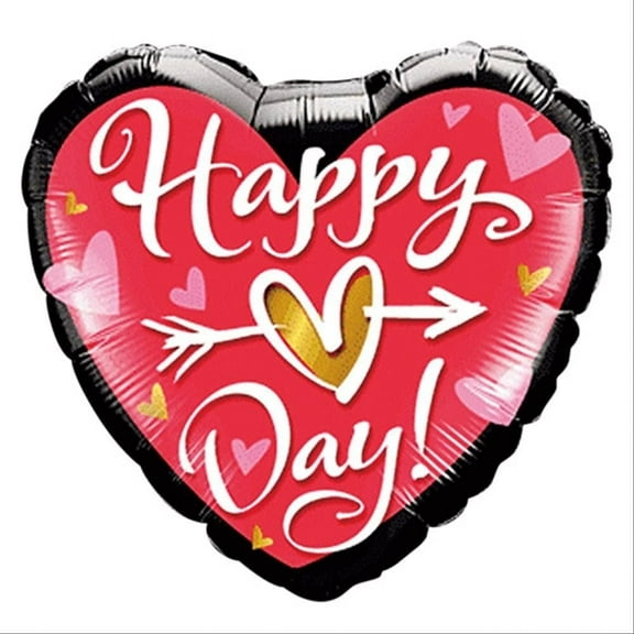 Qualatex 18" HAPPY HEART DAY