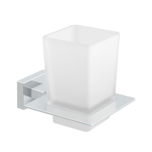 Deltana 55D2014 Modern Glass Tumbler - Chrome