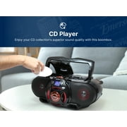 Emerson Portable AM/FM Radio, Black, NPB-273