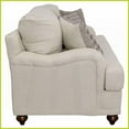 thumbnail image 3 of Modern Farmhouse Light Grey Upholstered 2-Piece Sofa & Loveseat Set with Reversible Cushions for Living Room, 3 of 9