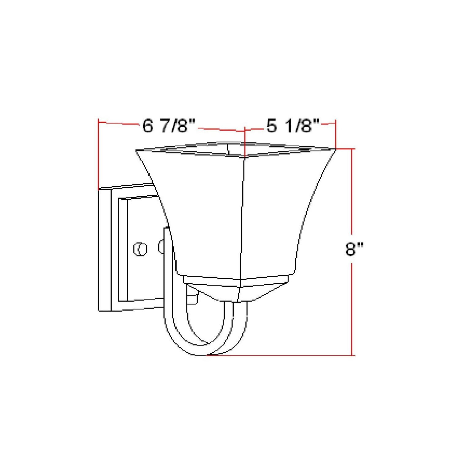 Design House WM358773 Torino Traditional 1-Light Indoor Dimmable Up/Down Mount Bathroom Vanity Light with Frosted Glass for Hallway Foyer, Satin Nickel