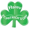 Pack of 24 Printed Foil Shamrock Cutout St. Patrick's Day Decorations 13"