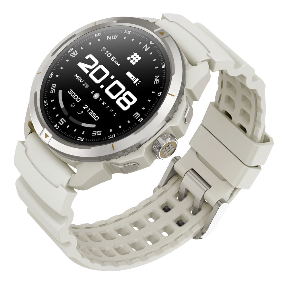 Cubitt TERRA Rugged Smartwatch with Dual-Band GPS (L1+L5), 1.48” AMOLED Display, Offline Maps, AI Coach, VITA Assistant, Military Certified, 5ATM, Up to 14-Day Battery Life