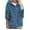 Blue, variant on Patlollav Winter Coats,Women Zipper Lengthened Sleeve Outwear Sweatshirts